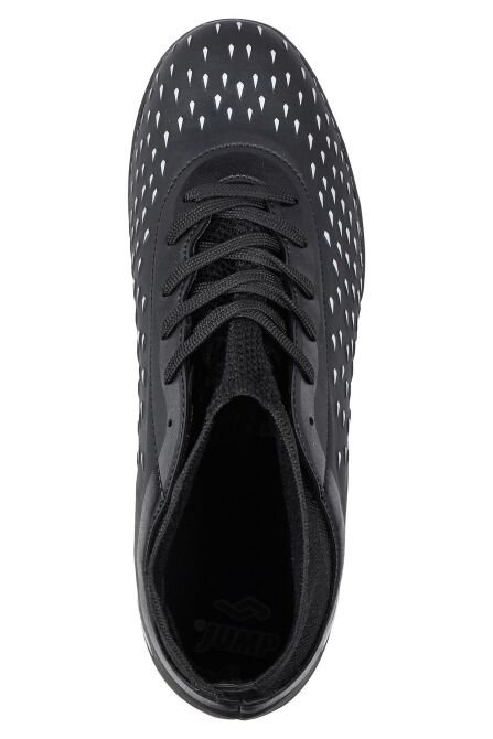 29673 Çoraplı Siyah - Gri Halı Saha Krampon Futbol Ayakkabısı - 6