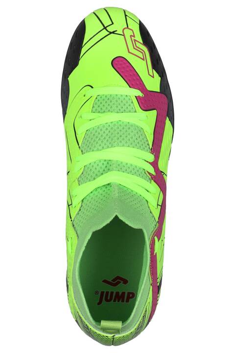29683 Neon Yeşil Çoraplı Halı Saha Krampon Futbol Ayakkabısı - 3
