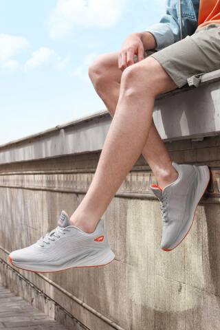 29716 Gri Erkek Sneaker Günlük Spor Ayakkabı - Jump (1)