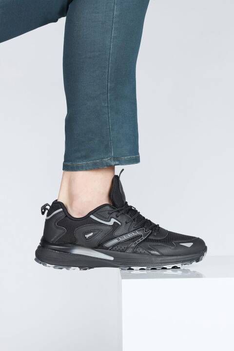 29725 Siyah Erkek Sneaker Günlük Spor Ayakkabı - 3