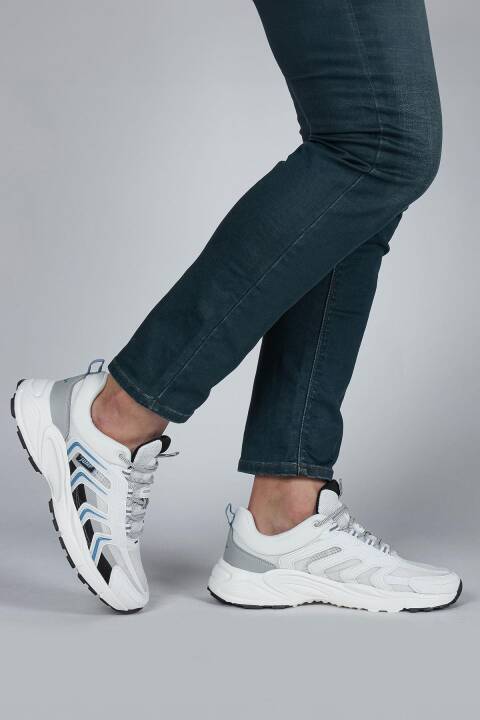 29728 Beyaz Erkek Sneaker Günlük Spor Ayakkabı - 2