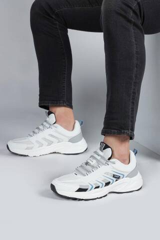 29728 Beyaz Erkek Sneaker Günlük Spor Ayakkabı - 3