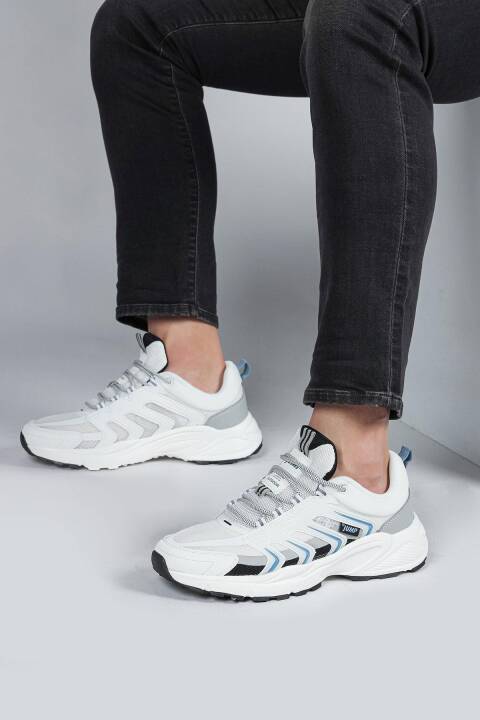 29728 Beyaz Erkek Sneaker Günlük Spor Ayakkabı - 3