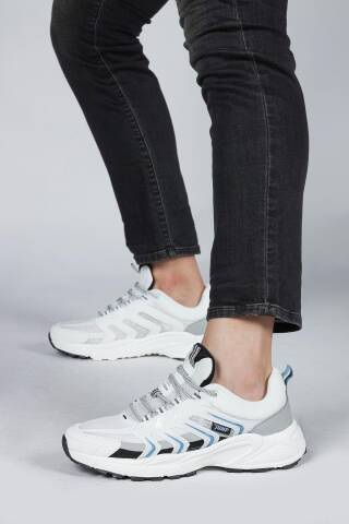 29728 Beyaz Erkek Sneaker Günlük Spor Ayakkabı - 5