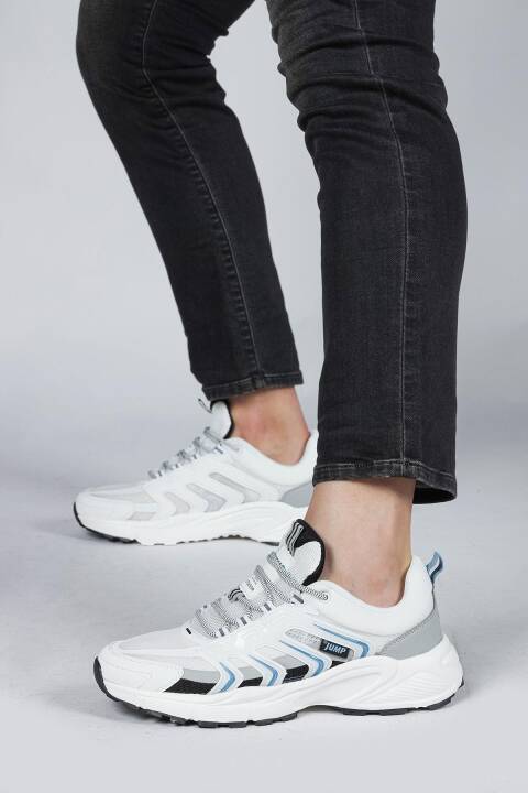 29728 Beyaz Erkek Sneaker Günlük Spor Ayakkabı - 5