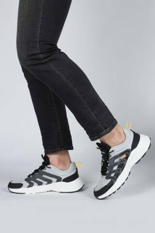 29728 Gri Erkek Sneaker Günlük Spor Ayakkabı - Jump (1)
