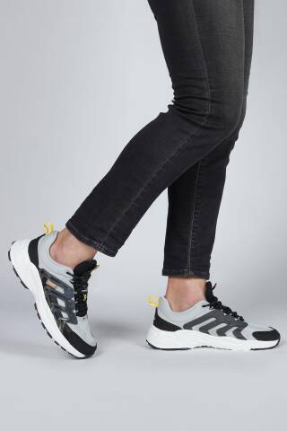 29728 Gri Erkek Sneaker Günlük Spor Ayakkabı - 4