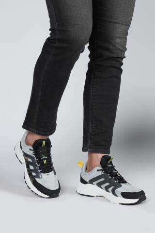 29728 Gri Erkek Sneaker Günlük Spor Ayakkabı - 5