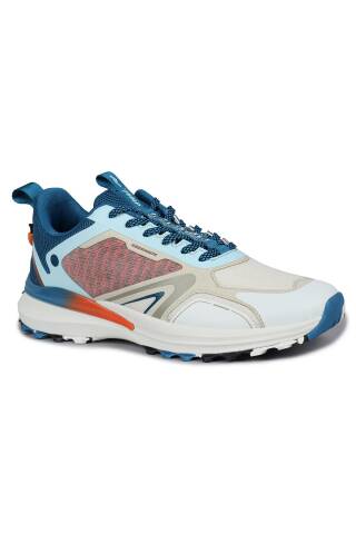 29730 Bej - Mavi Erkek Sneaker Günlük Spor Ayakkabı - 8