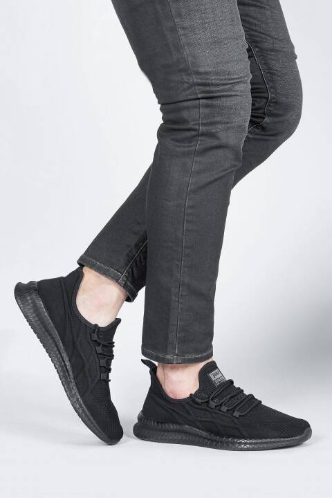 29752 Siyah Erkek Sneaker Günlük Spor Ayakkabı - 2