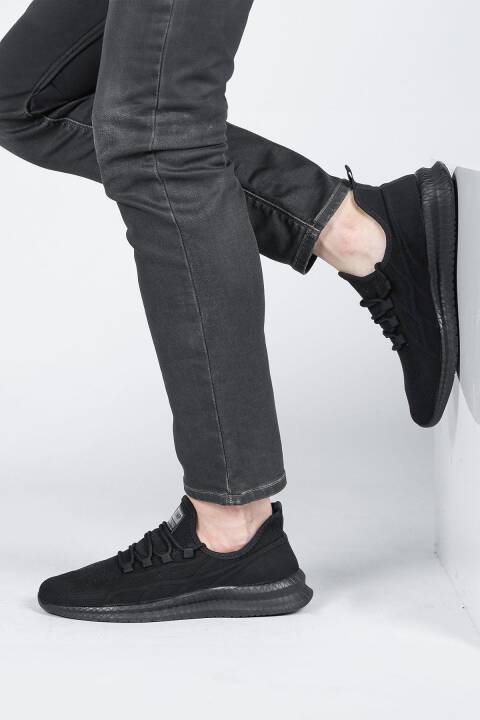 29752 Siyah Erkek Sneaker Günlük Spor Ayakkabı - 3