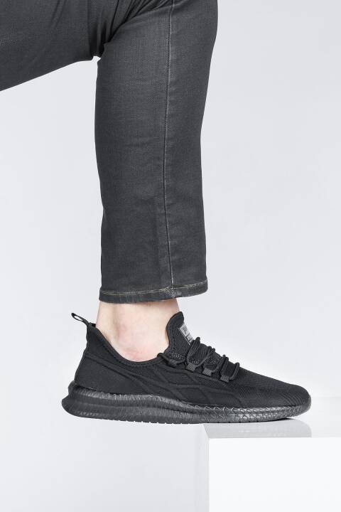 29752 Siyah Erkek Sneaker Günlük Spor Ayakkabı - 4