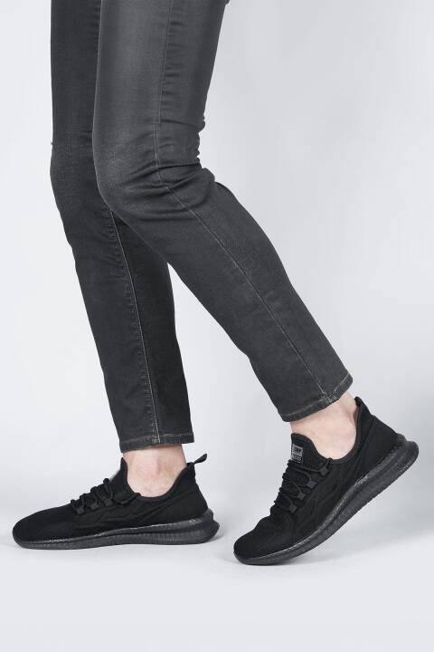 29752 Siyah Erkek Sneaker Günlük Spor Ayakkabı - 5