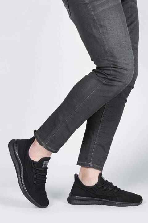 29752 Siyah Erkek Sneaker Günlük Spor Ayakkabı - 6