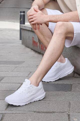 29769 Beyaz Erkek Sneaker Günlük Spor Ayakkabı - Jump (1)