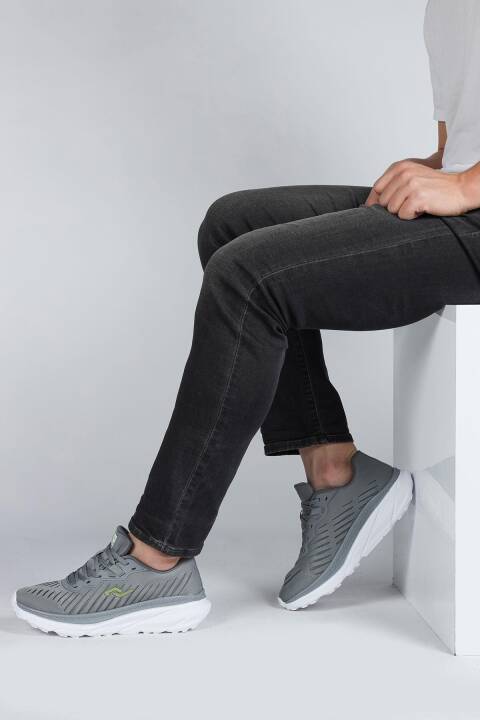 29769 Gri Erkek Sneaker Günlük Spor Ayakkabı - 4