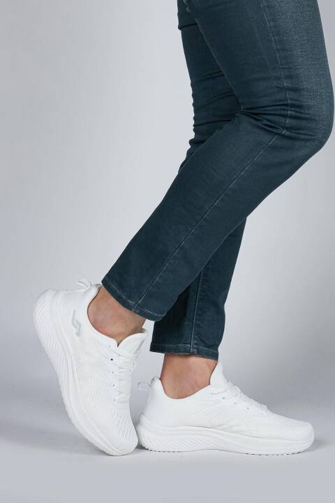 29771 Beyaz Erkek Sneaker Günlük Spor Ayakkabı - 5