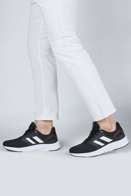 29779 Siyah - Beyaz Erkek Sneaker Günlük Spor Ayakkabı - 6
