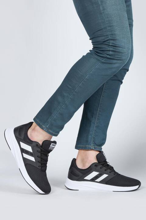 29779 Siyah - Beyaz Erkek Sneaker Günlük Spor Ayakkabı - 3