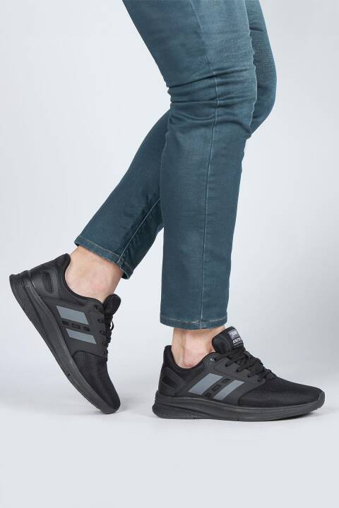 29779 Siyah Erkek Sneaker Günlük Spor Ayakkabı - 4