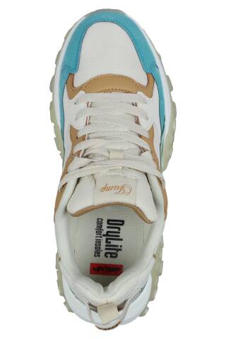 29780 Bej - Mint - Mavi Kadın Sneaker Günlük Spor Ayakkabı - 8