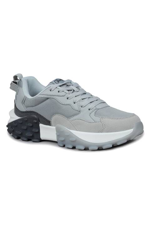 29780 Gri Kadın Sneaker Günlük Spor Ayakkabı - 7