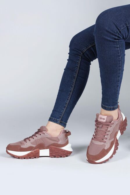 29780 Gül Rengi Kadın Sneaker Günlük Spor Ayakkabı - 3