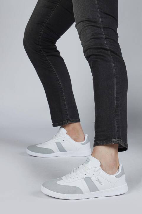29787 Beyaz - Gri Erkek Sneaker Günlük Spor Ayakkabı - 5