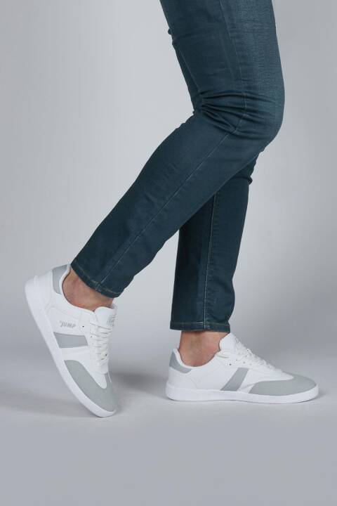29787 Beyaz - Gri Erkek Sneaker Günlük Spor Ayakkabı - 6