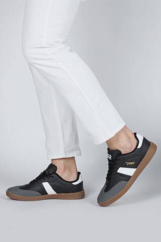 29787 Siyah - Beyaz Erkek Sneaker Günlük Spor Ayakkabı - Jump (1)