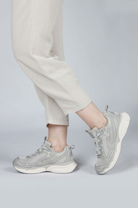 29819 Bej Kadın Sneaker Günlük Spor Ayakkabı - 2