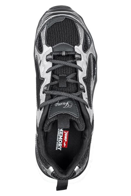 29819 Siyah - Gri Kadın Sneaker Günlük Spor Ayakkabı - 7