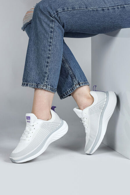 29828 Beyaz Kadın Sneaker Günlük Spor Ayakkabı - 3