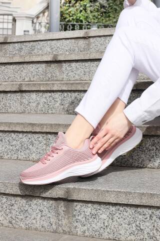 29828 Pembe Kadın Sneaker Günlük Spor Ayakkabı - Jump (1)