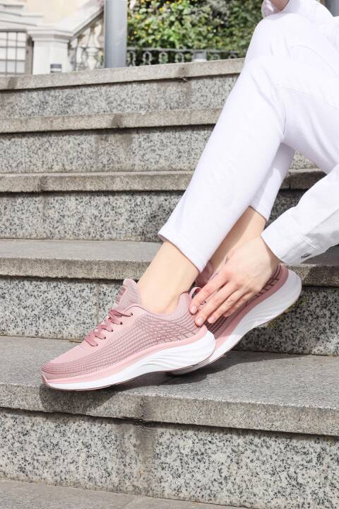 29828 Pembe Kadın Sneaker Günlük Spor Ayakkabı - 2