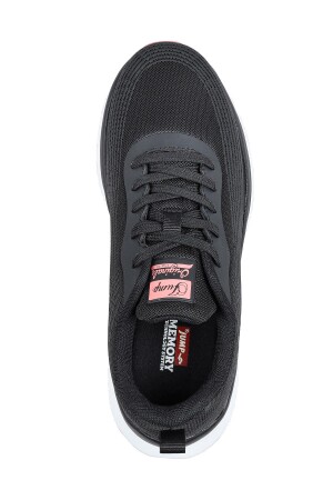 29828 Siyah - Somon Pembe Kadın Sneaker Günlük Spor Ayakkabı - 3