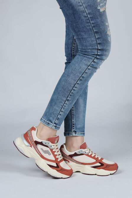 29903 Somon - Kahve Kadın Sneaker Günlük Spor Ayakkabı - 4