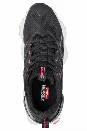 29907 Siyah - Fuşya Kadın Sneaker Günlük Spor Ayakkabı - 3