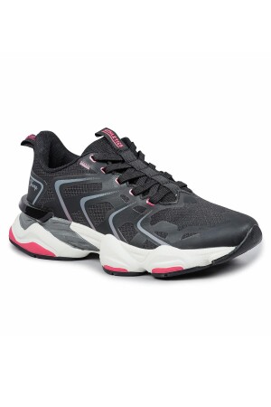 29907 Siyah - Fuşya Kadın Sneaker Günlük Spor Ayakkabı - 7
