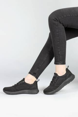 29920 Full Siyah Kadın Sneaker Günlük Spor Ayakkabı - Jump (1)
