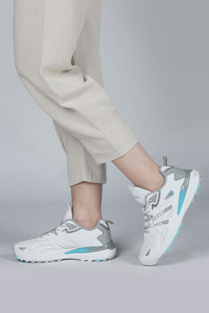 29940 Beyaz - Mint Kadın Sneaker Günlük Spor Ayakkabı - Jump (1)