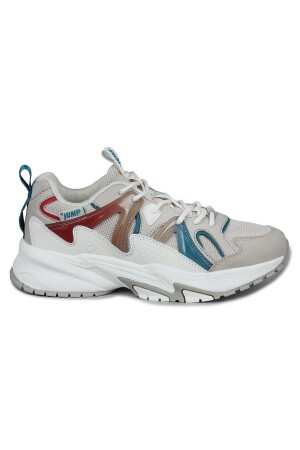 29942 Bej - Mavi Kadın Sneaker Günlük Spor Ayakkabı 