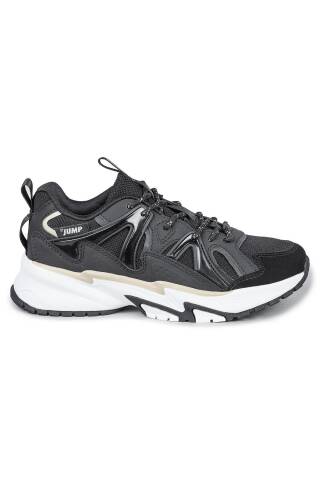 29942 Siyah - Bej Kadın Sneaker Günlük Spor Ayakkabı - 1
