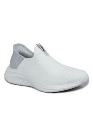 29949 Beyaz - Gri Kadın Sneaker Günlük Spor Ayakkabı - Jump (1)