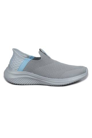 29949 Gri - Bebe Mavi Kadın Sneaker Günlük Spor Ayakkabı - Jump