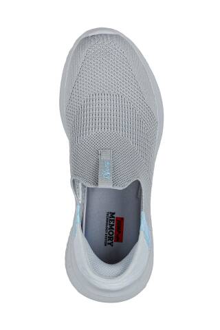 29949 Gri - Bebe Mavi Kadın Sneaker Günlük Spor Ayakkabı - 7