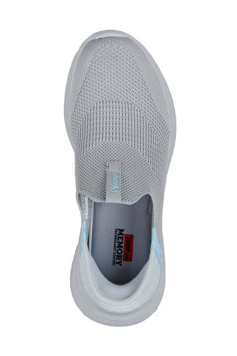 29949 Gri - Bebe Mavi Kadın Sneaker Günlük Spor Ayakkabı - 7