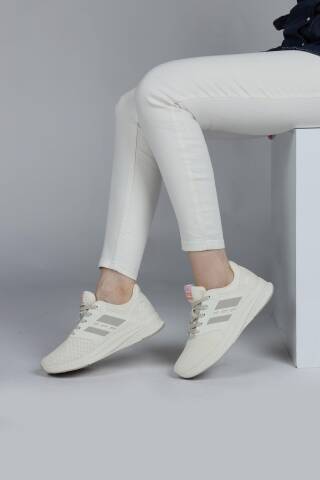 29964 Bej Kadın Sneaker Günlük Spor Ayakkabı - 3