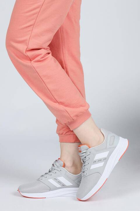 29964 Gri - Beyaz Kadın Sneaker Günlük Spor Ayakkabı - 4
