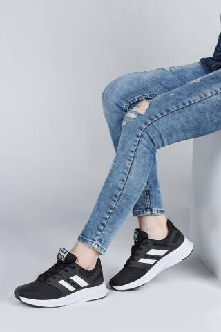29964 Siyah - Beyaz Kadın Sneaker Günlük Spor Ayakkabı - 6